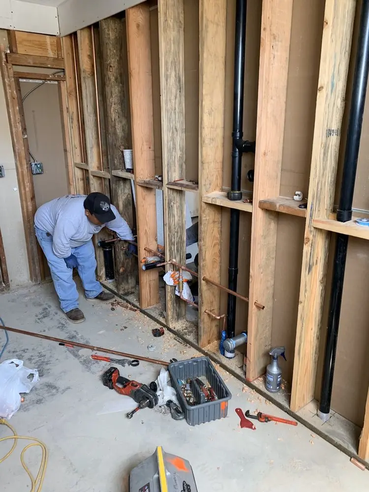 Commercial rough-in plumbing for Gas Line Repair in Brownville